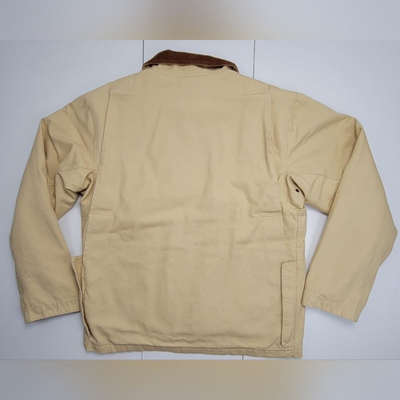 Nike Life Flannel-Lined Barn Coat Sesame Work Jacket FZ0132-252 Men Small New - Picture 2 of 14